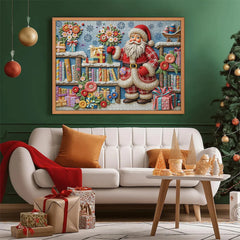 Santa's Bloomed Blessing Jigsaw Puzzle 1000 Pieces