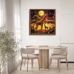 Giraffes Under Moonlight Jigsaw Puzzle 1000 Pieces