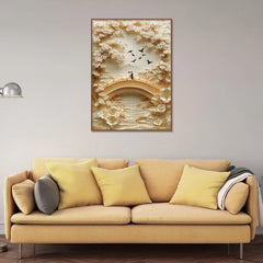 Golden Lovers Bridge Jigsaw Puzzle 1000 Pieces