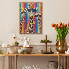 Fabric Giraffe Jigsaw Puzzle 1000 Pieces