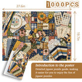 Retro Sewing Craft Jigsaw Puzzle 1000 Piece