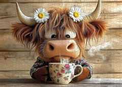 Cow's Coffee Time Jigsaw Puzzle 1000 Pieces