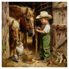 Childlike Pasture Life Jigsaw Puzzle 1000 Pieces
