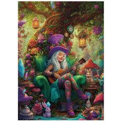 Guitar Girl Jigsaw Puzzle 1000 Pieces