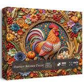 Harvest Rooster Decor Jigsaw Puzzle 1000 Piece