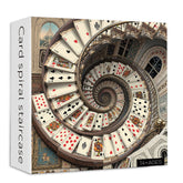 Card spiral staircase Jigsaw Puzzle 1000 Pieces