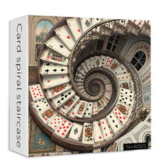 Card spiral staircase Jigsaw Puzzle 1000 Pieces