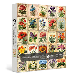 Vintage Floral Medley Puzzle 1000 Teile