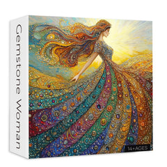 Gemstone Woman Jigsaw Puzzle 1000 Pieces