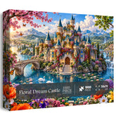 Floral Dream Castle Jigsaw Puzzle 1000 Piece