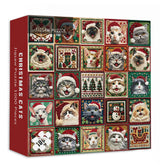 Chats de Noël puzzle 1000 pièces