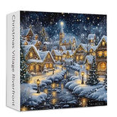 Christmas Village Riverfront Jigsaw Puzzle 1000 Pieces