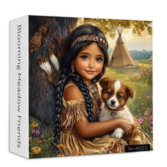 Blooming Meadow Friends Jigsaw Puzzle 1000 Pieces