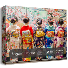 Elegant Kimono Jigsaw Puzzle 1000 Pieces