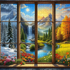 A Year in a View Jigsaw Puzzle 1000 Pieces
