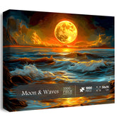 Moon Waves Jigsaw Puzzle 1000 Pieces