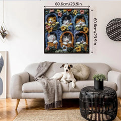 Gemütliche Kätzchen Puzzle 1000 Stücke