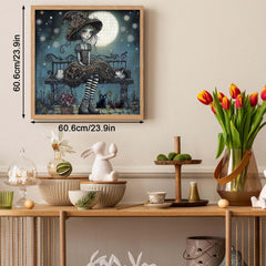 Moonlit Gothic Girl Jigsaw Puzzle 1000 Pieces