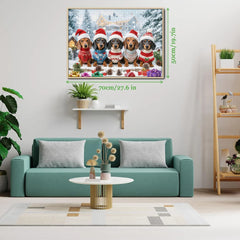 Santa's Pup Posse Jigsaw Puzzle 1000 Pieces