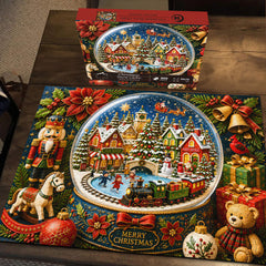 Christmas Snow Globe Jigsaw Puzzle 1000 Piece