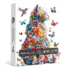 Butterfly Cat Puzzle 1000 pièces