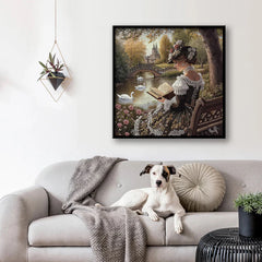 Riverside Tranquility Tale Jigsaw Puzzle 1000 Pieces