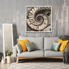 Card spiral staircase Jigsaw Puzzle 1000 Pieces