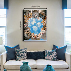 Cat Cat Watching Jigsaw Puzzle 1000 Pieces