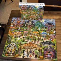 Spooky Theme Park Jigsaw Puzzle 1000 Piece