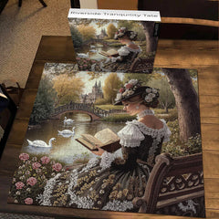 Riverside Tranquility Tale Jigsaw Puzzle 1000 Pieces