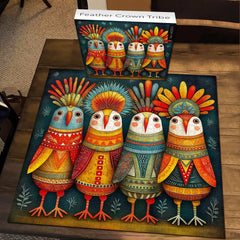 Puzzle Tribu de la Couronne de Plumes 1000 Pièces