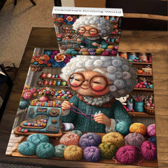 Grandma’s Knitting Jigsaw Puzzle 1000 Pieces