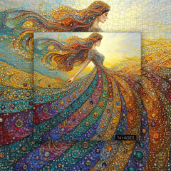 Gemstone Woman Jigsaw Puzzle 1000 Pieces