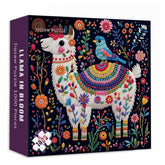 Puzzle Lama en fleurs 1000 pièces