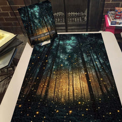 Firefly Forest Night Jigsaw Puzzle 1000 Pieces
