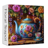 Floral Teapot Jigsaw Puzzle 1000 Pieces