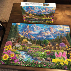 Snow Mountain Blossom Puzzles 1000 pièces