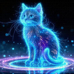Luminous Kitten Jigsaw Puzzle 1000 Pieces