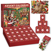 Weihnachtsgegner Cottage Advent Kalender Puzzle 1000 Stücke