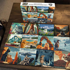 Chats National Parks Puzzle 1000 pièces