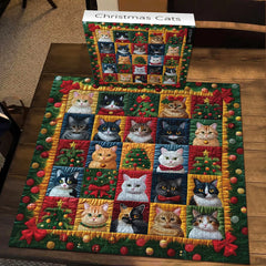 Chats de Noël puzzle 1000 pièces
