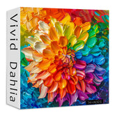 Vif dahlia puzzle du puzzle 1000 pièces
