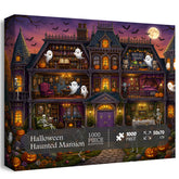 Halloween Haunted Mansion Jigsaw Puzzle 1000 Piece