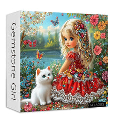 Gemstone Girl Jigsaw Puzzle 1000 Pieces