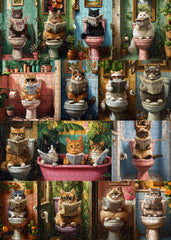 Les toilettes Times Puzzle Puzzles 1000 pièces