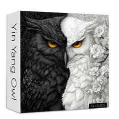 Yin Yang Owl Jigsaw Puzzle 1000 Pieces
