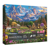 Snow Mountain Blossom Puzzles 1000 pièces