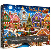 Gingerbread Town Jigsaw Puzzle 1000 Piece