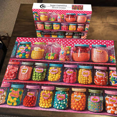 Zuckerbeschichtete lustige Puzzles 1000 Stücke