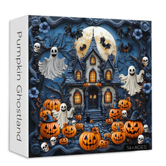 Pumpkin Ghost Parade Jigsaw Puzzle 1000 Pieces